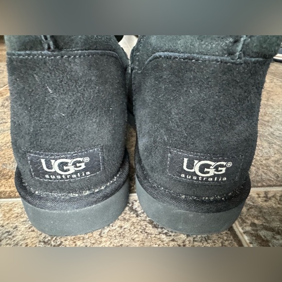 UGG Over the Knee Bailey Button Bomber Boots- Black, Women’s Size 8 - Picture 5 of 7